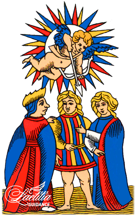 Tarot de Marseille VI L Amoureux laetitia guidance
