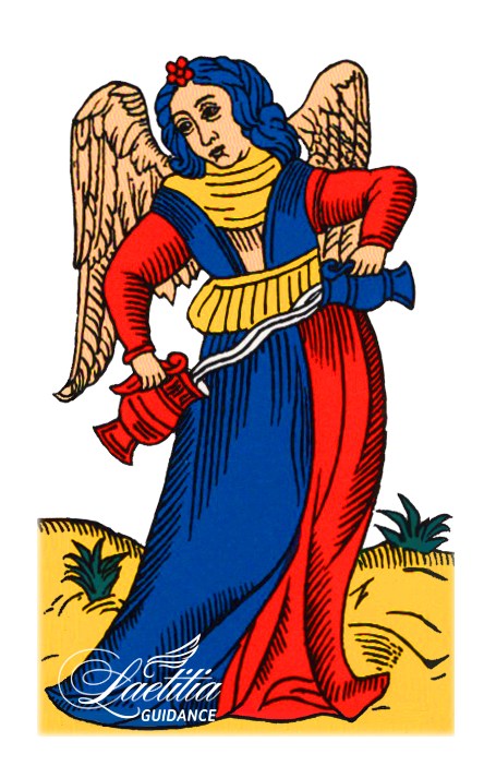 Tarot de Marseille XIIII La Tempérance laetitia guidance
